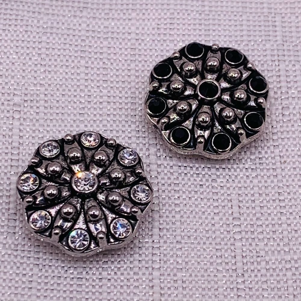 💗Beautiful Ginger Snaps & Co. Snap Button Charms - Set of 2